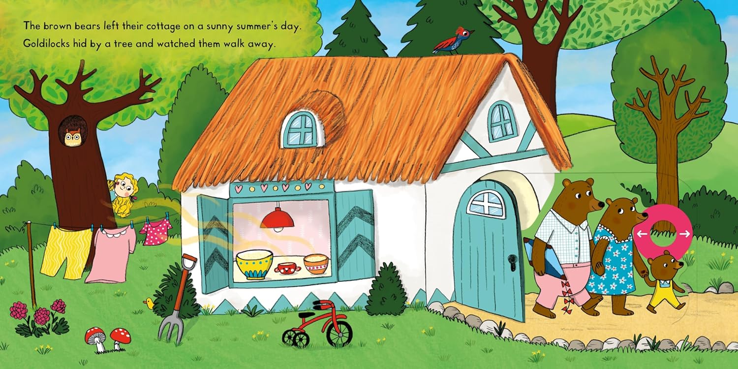 Goldilocks and the Three Bears: A push, pull, slide retelling of a beloved magical fairy tale for toddlers (First Stories