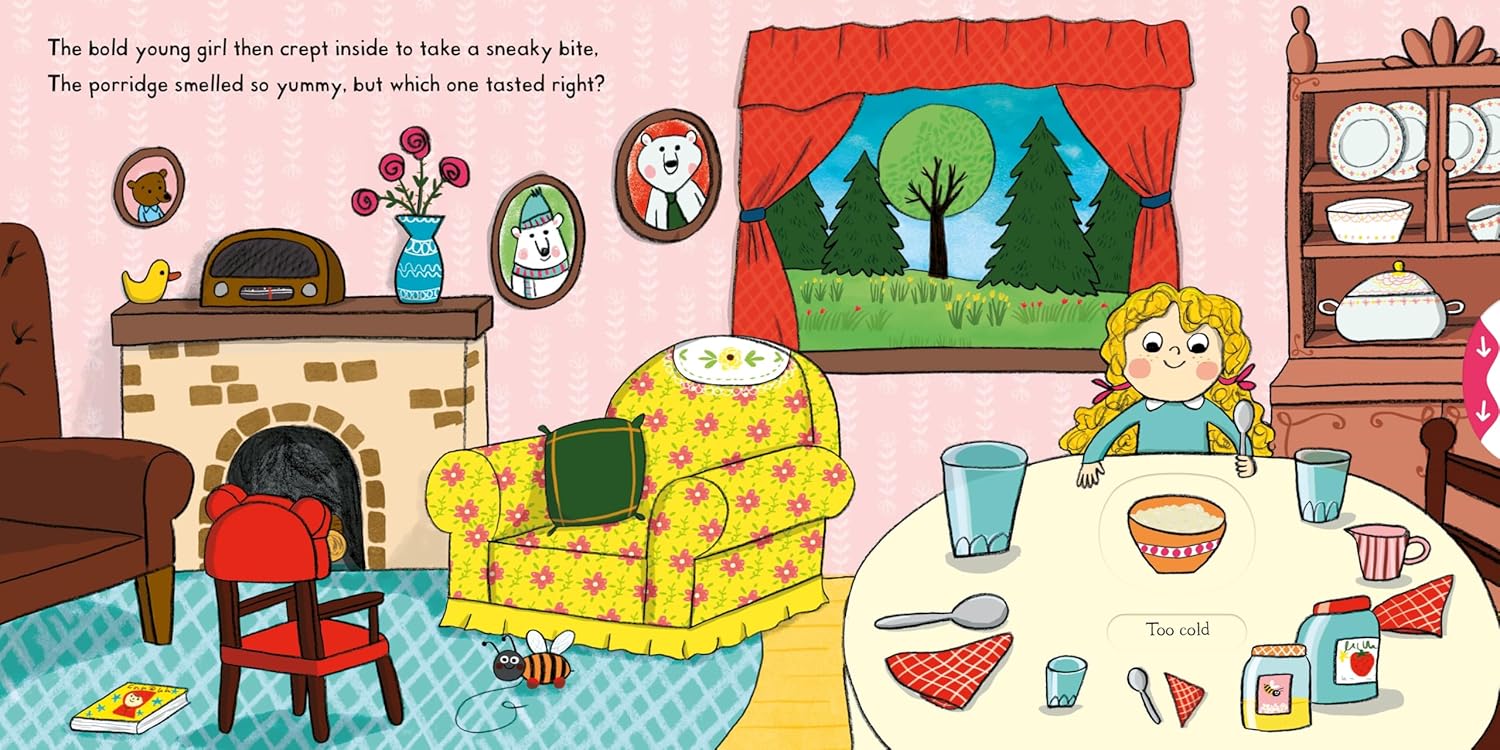 Goldilocks and the Three Bears: A push, pull, slide retelling of a beloved magical fairy tale for toddlers (First Stories