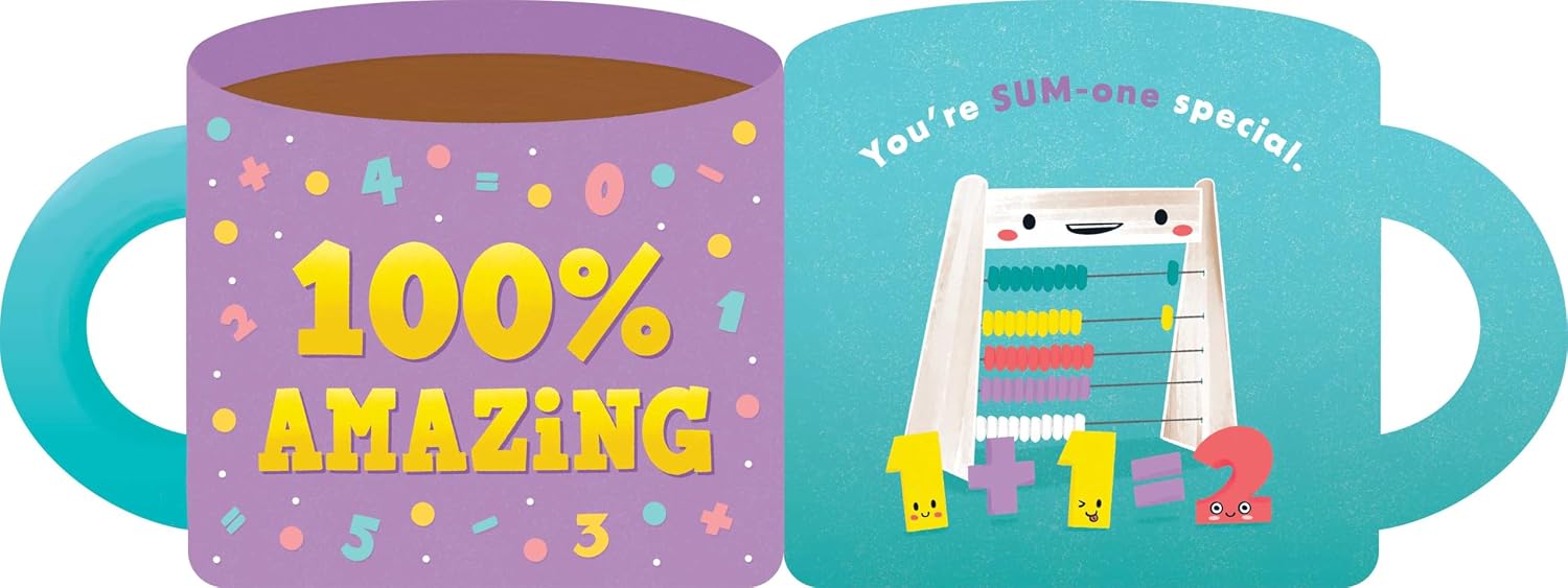 A+ Teacher (A Mugs & Kisses Shaped Board Book for Toddlers): A Mugs & Kisses Shaped Board Book for Toddlers