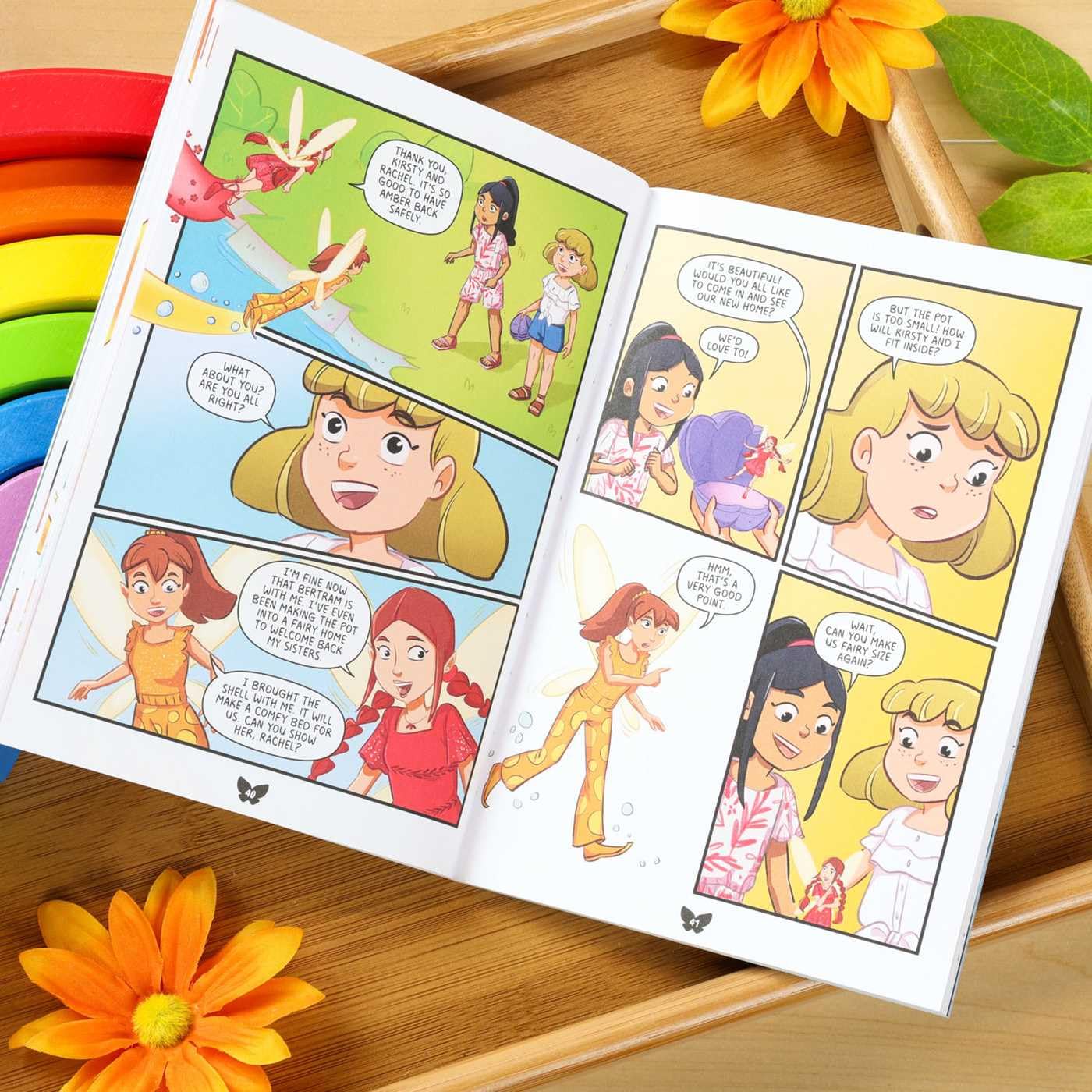 Rainbow Magic Rainbow Fairies #2: Amber the Orange Fairy Graphic Novel
