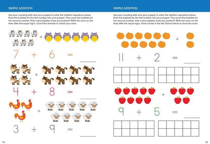 Ready to Learn: Super Skills Math Workbook With Ten-frame Popper