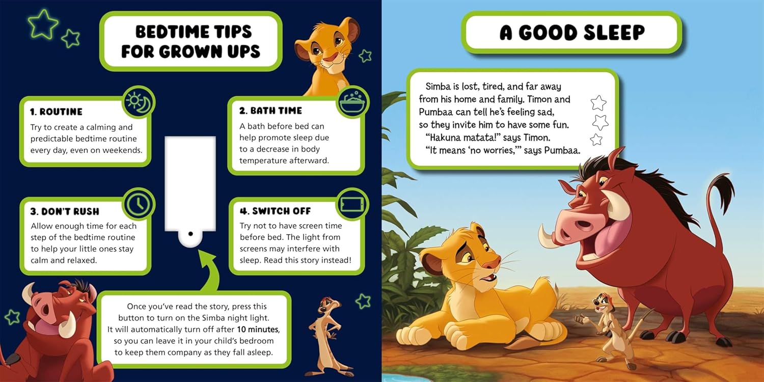 Disney Lion King: A Night-light Talepress Simba for a 10-minute Night-light Storytime