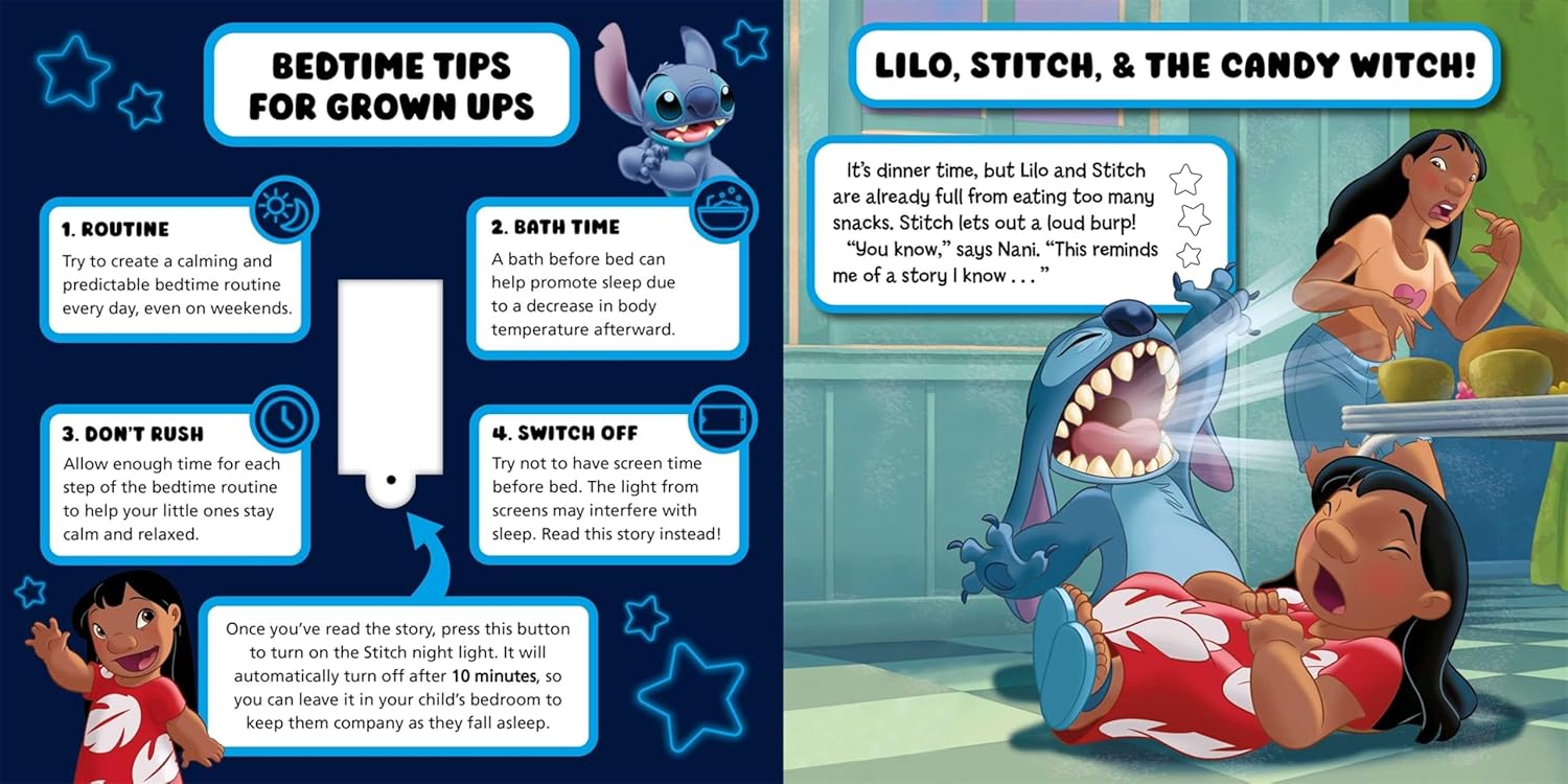 Disney Stitch: A Night-light Talepress Stitch for a 10-minute Night-light Storytime