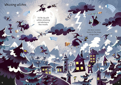 Sparkly Halloween Sticker Book: A Halloween Book for Kids (Sparkly Sticker Books
