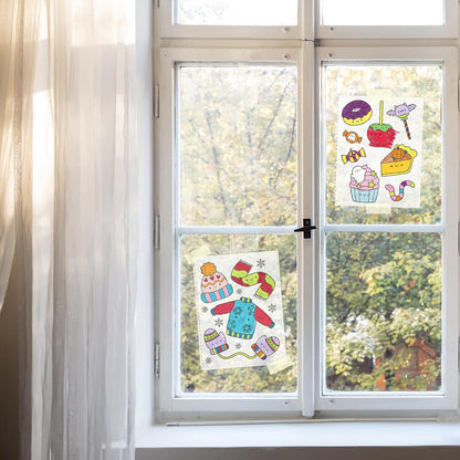 Cute Halloween Window Art