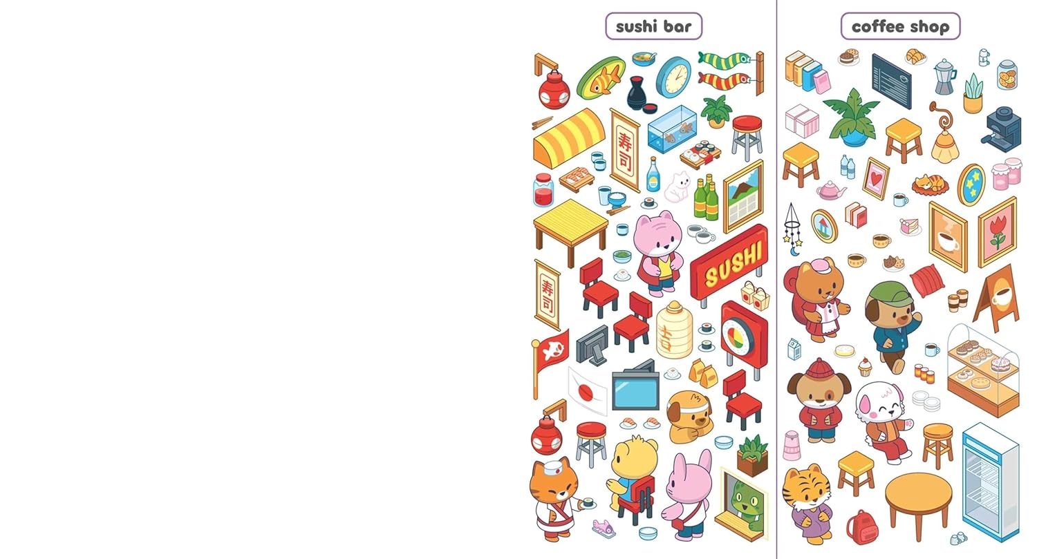 Sticker Therapy: World Travelercreate Your Own Mini Worlds by Building 6 Sticker Scenes With Your Precision Craft Tool