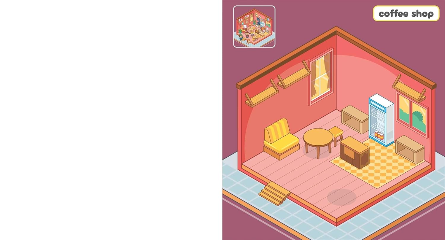 Sticker Therapy: Cozy Creationscreate Your Own Mini Worlds by Building 6 Sticker Scenes With Your Precision Craft Tool