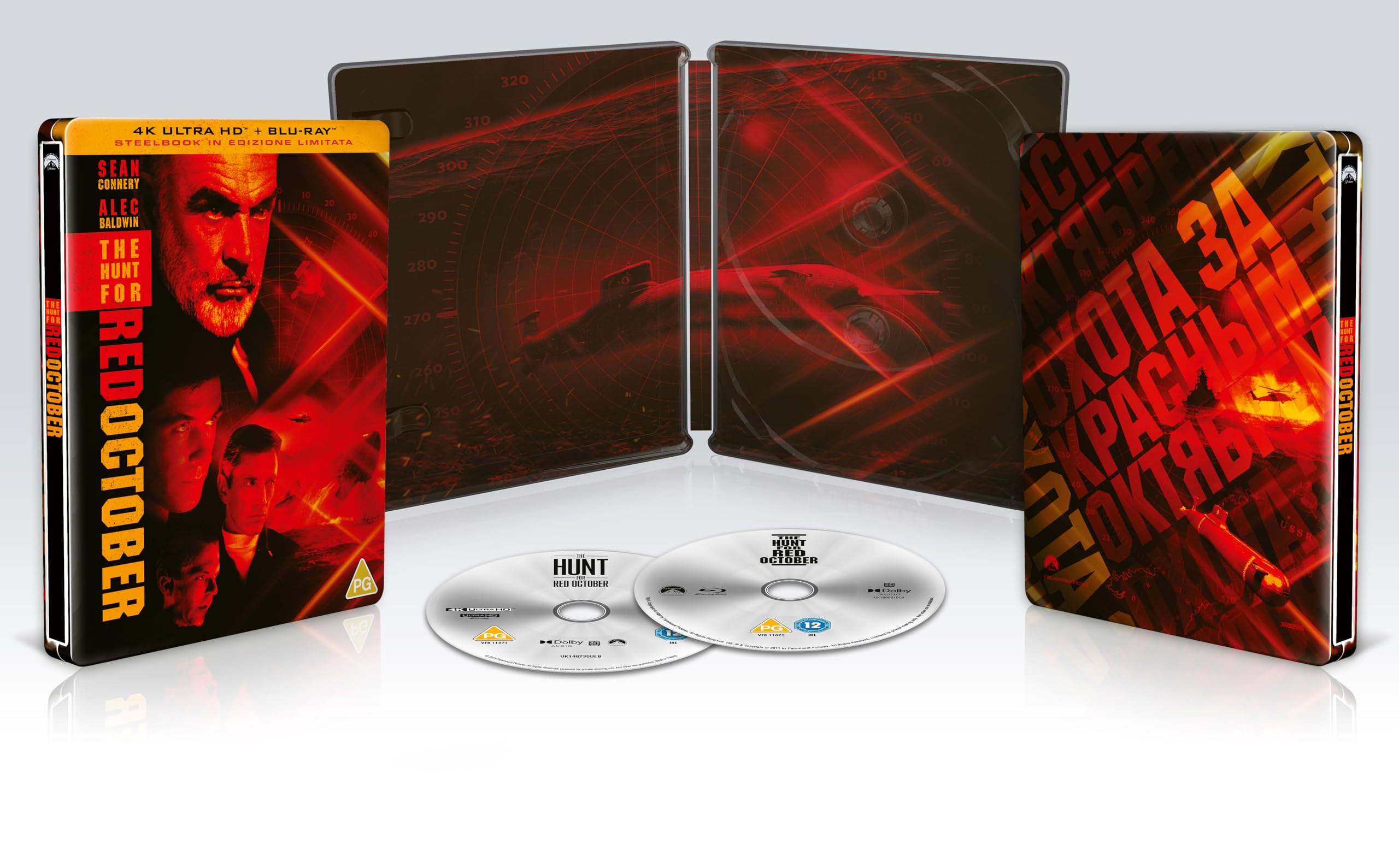 Caccia a Ottobre Rosso 4K UHD, Caccia A Ottobre Rosso (Steelbook) (4K Ultra Hd+Blu-Ray)