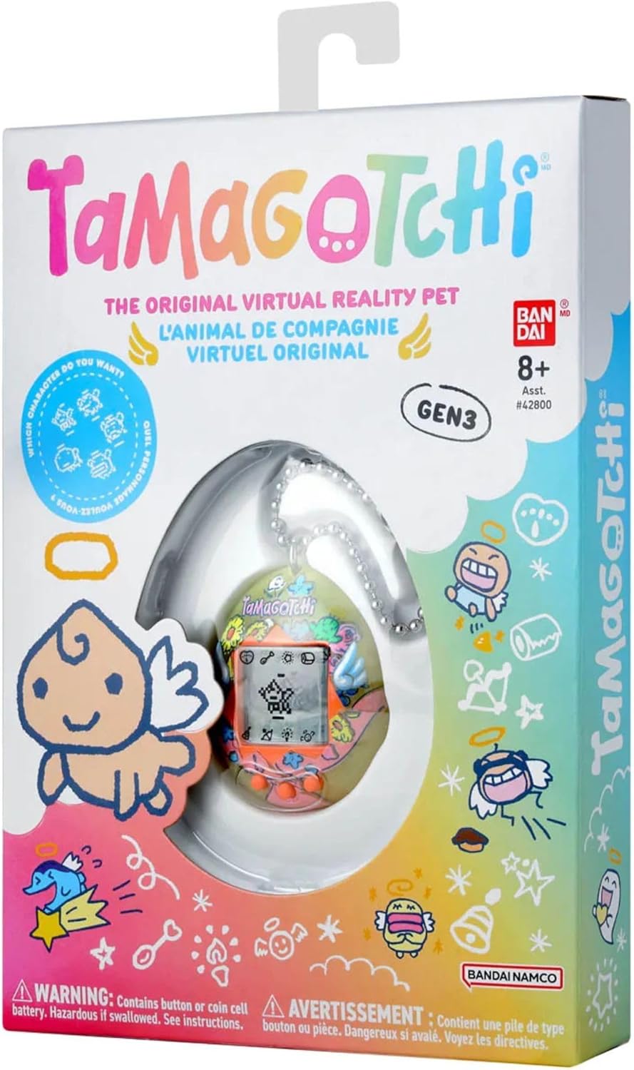 TAMAGOTCHI Bandai Original Angel Flower Bouquet Digital Pet | Nurture And Raise The Original Electronic Pet Japanese Kids Toys For Girls And Boys Make Great 90s Retro Gifts