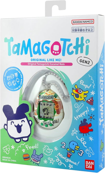 TAMAGOTCHI Bandai Original Caramel Nuts Digital Pet | Nurture And Raise The Original Electronic Pet Japanese Kids Toys For Girls And Boys Make Great 90s Retro Gifts
