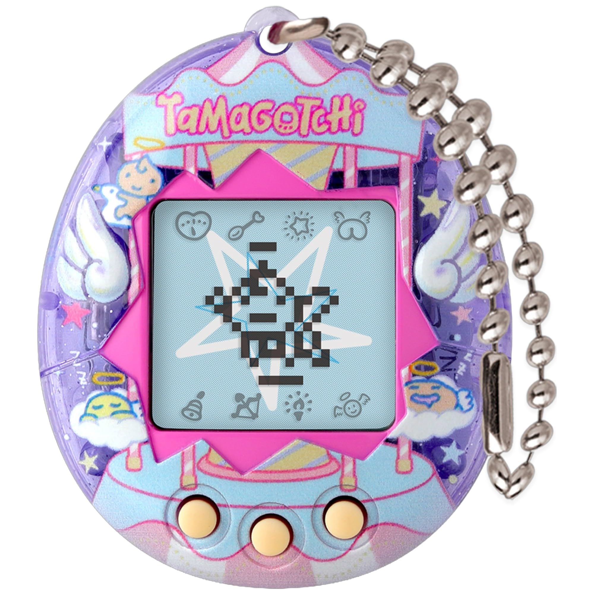 TAMAGOTCHI Bandai Original Angel Carousel Digital Pet | Nurture And Raise The Original Electronic Pet Japanese Kids Toys For Girls And Boys Make Great 90s Retro Gifts