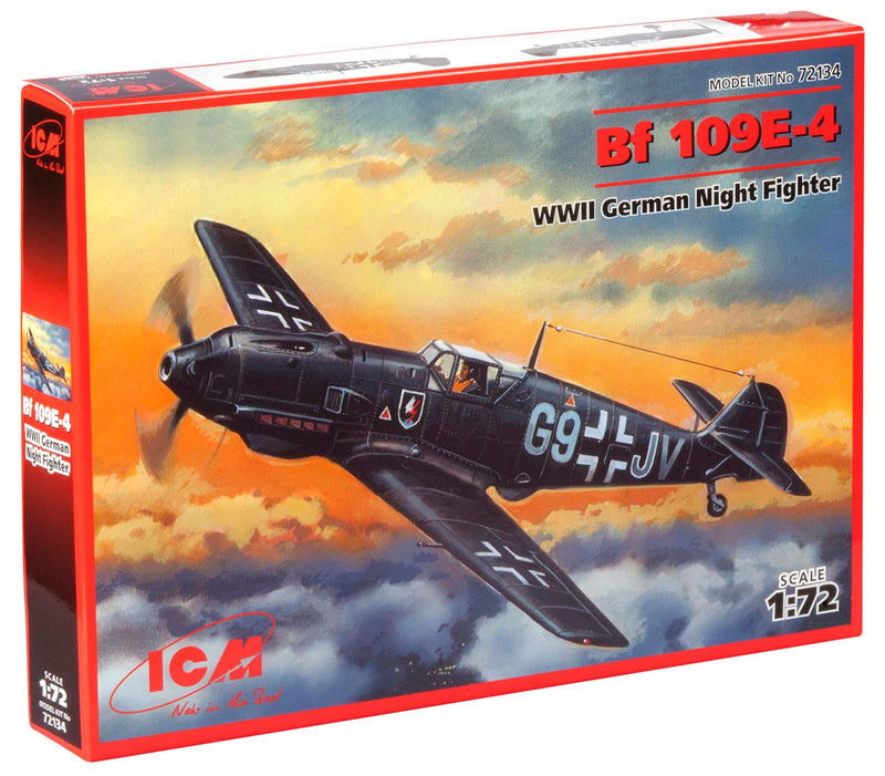 ICM 72134 - Messerschmitt BF 109E-4,WWII German Night Fighter