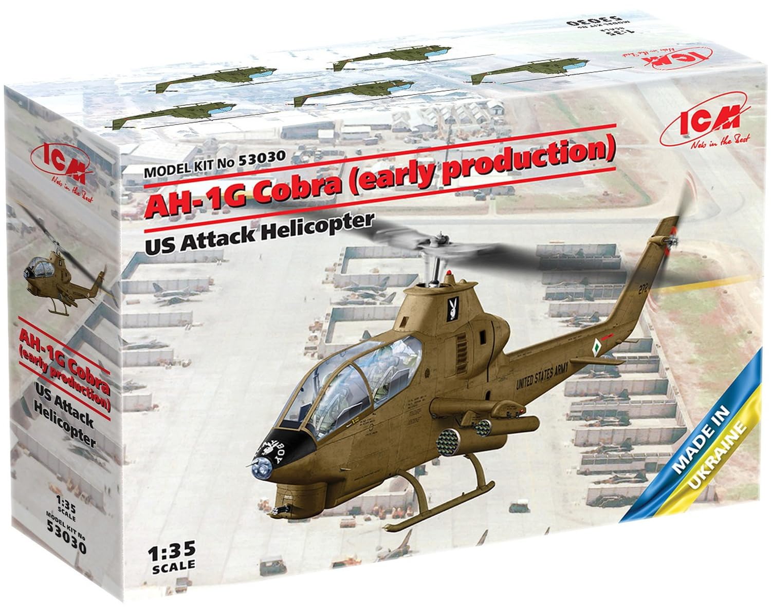 ICM 1:35 - AH-1G Cobra US Attack Helicopter (Early Prod