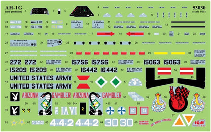ICM 1:35 - AH-1G Cobra US Attack Helicopter (Early Prod