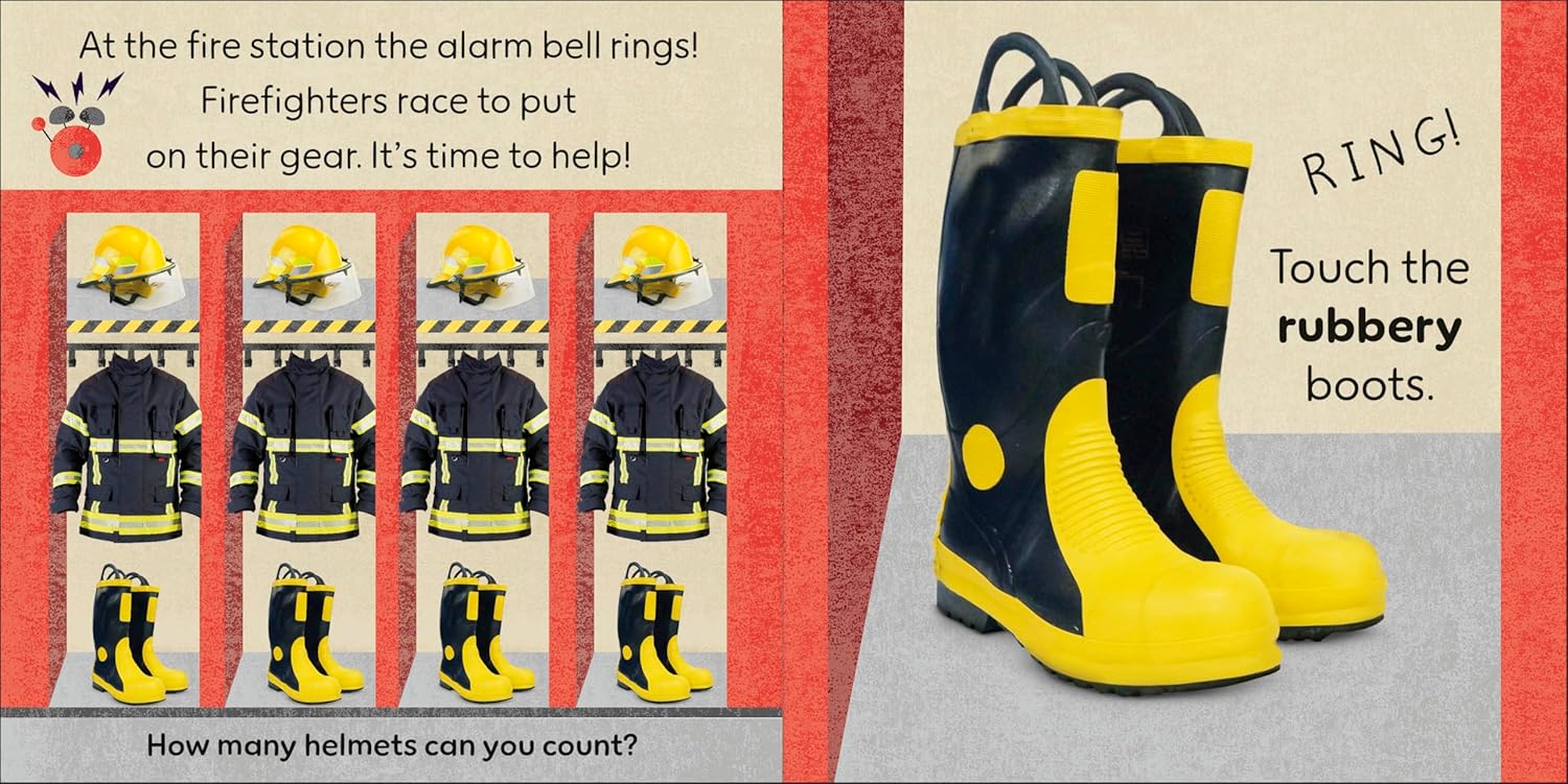 Touch and Feel Fire Truck: With Tactiles for Toddlers to Explore