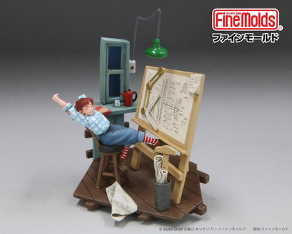 (FineMolds) Fine Mold Studio Ghibli Vignette Collection No.2 Red Pig Fio Mancanza di sonno in plastica non scala modello GV2