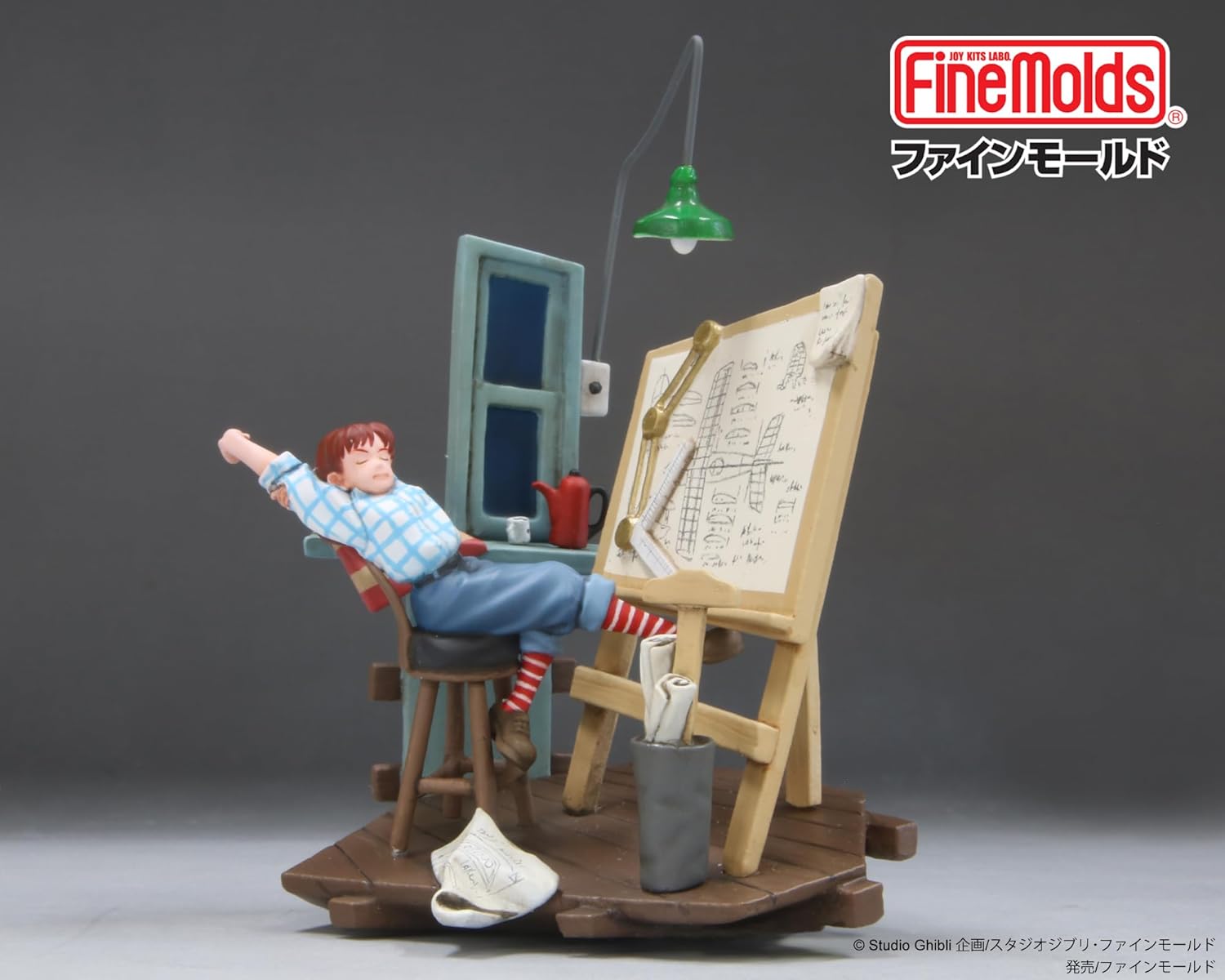 (FineMolds) Fine Mold Studio Ghibli Vignette Collection No.2 Red Pig Fio Mancanza di sonno in plastica non scala modello GV2