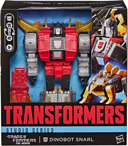 Transformers Studio Series Leader Class, action figure convertibile di Dinobot Snarl da 20 cm, ispirata al film The Movie, giocattoli di robot per bambini e bambine dagli 8 anni in su
