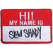 Eminem Patch Slim Shady Name Badge Official Red 8x5cm Taglia unica