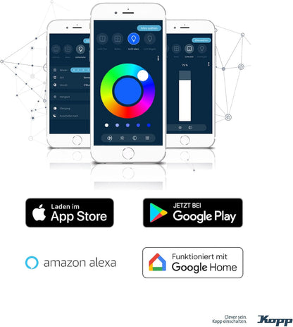Kopp Wandzender Athenis Smartcontrol Wit