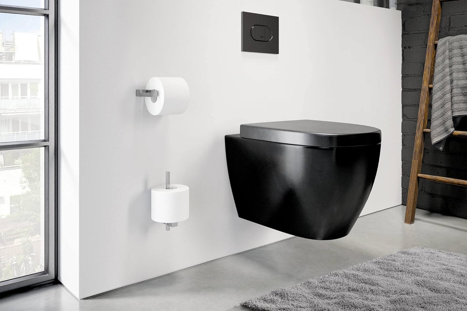 Zack Carvo Reserverolhouder 2,3X19,5X10Cm Mat Gesatineerd Rvs