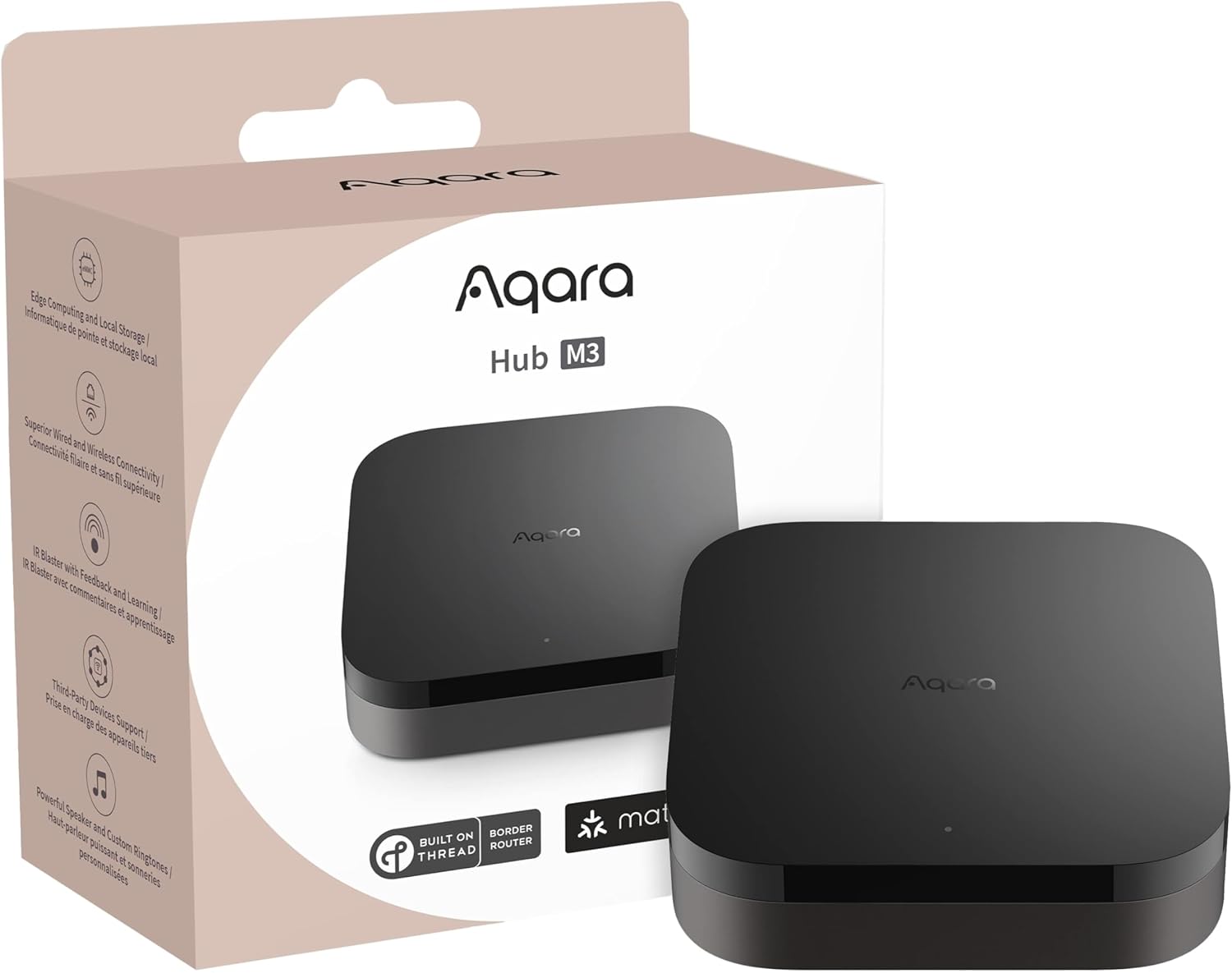 Aqara Hub M3 - Matter & Thread Border Router - Zigbee 3.0 - Infrarood Blaster - Poe & Usb-C