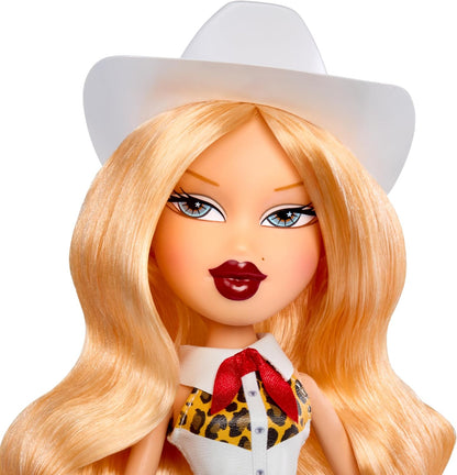 Bratz Sassy Stampede Cloe - Collectable Fashion Doll - Western Cowgirl Style Doll with Outfit and Accessories