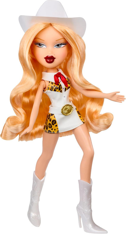 Bratz Sassy Stampede Cloe - Collectable Fashion Doll - Western Cowgirl Style Doll with Outfit and Accessories