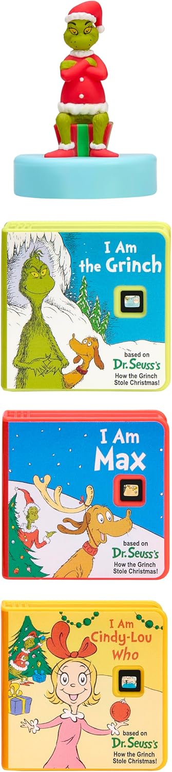 Little Tikes Dr. Seuss Grinch Collection, Storytime, Books, Audio Play Character, Gift and Toy for Toddlers and Kids Girls Boys Ages 3+ Years