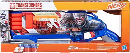 Nerf Transformers Optimus Primal Dart Blaster, 16 Nerf Elite Darts, Gifts for 8 Year Old Boys & Girls & Up