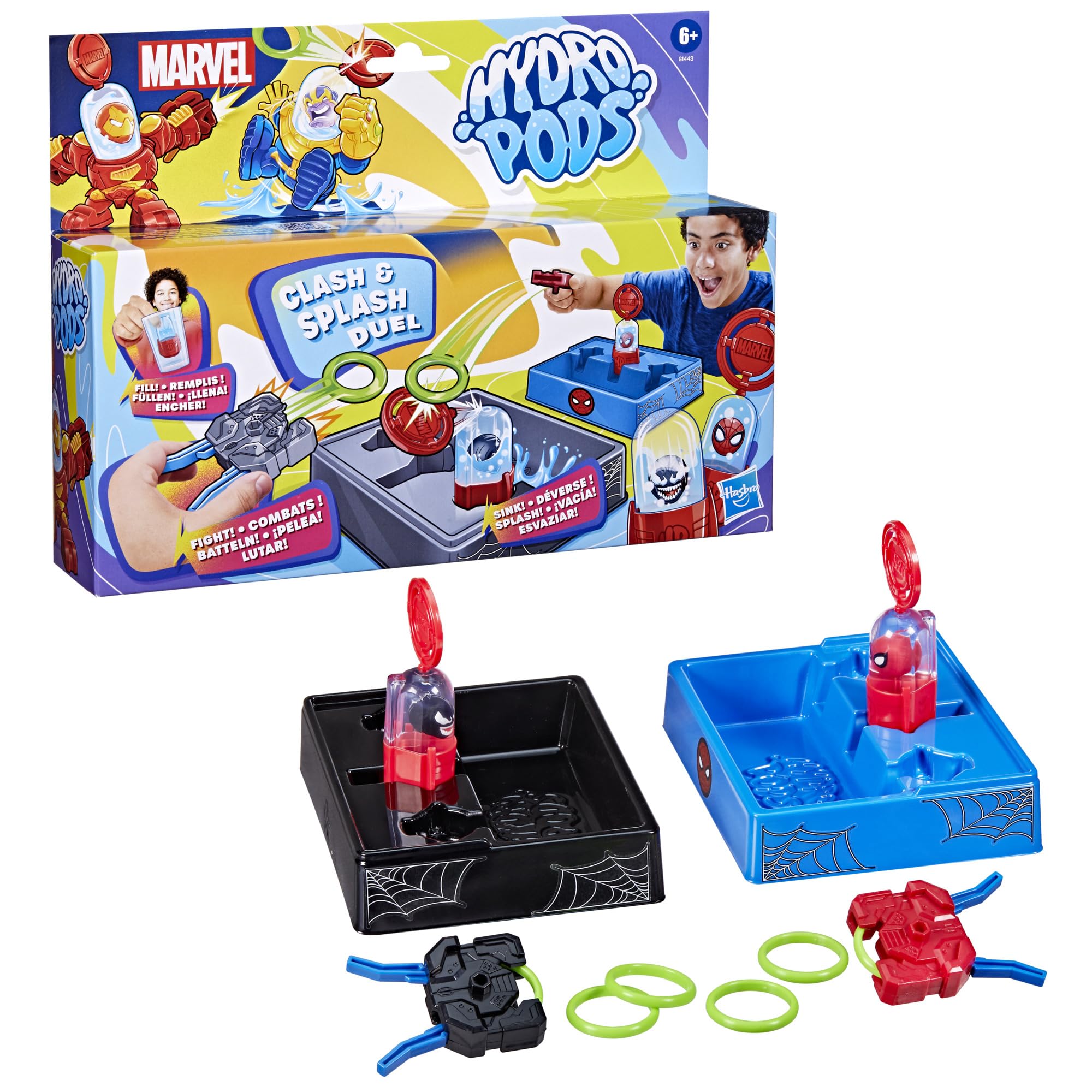 Hasbro Hydro Pods HDP MVL Clash And Splash DUEL