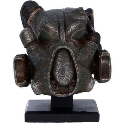 Nemesis Now Fallout X-01 Power Armour Helm Figurine - Officieel gelicenseerde handgeschilderde hars Gaming Collectible Replica, 11,5 cm