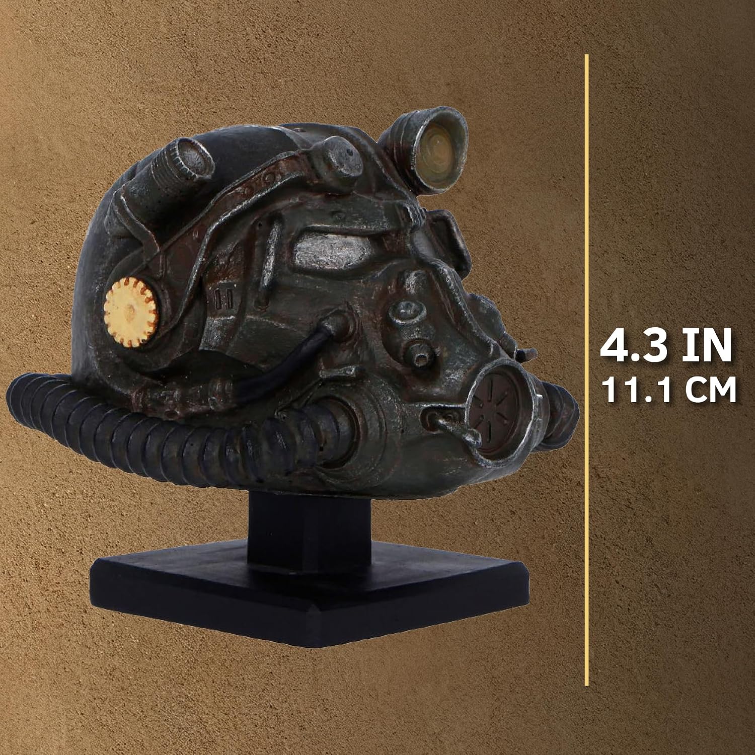 Nemesis Now Fallout T-60 Power Armour Helm Figurine - Officieel gelicenseerde handgeschilderde hars Gaming Collectible Replica, 11,1 cm