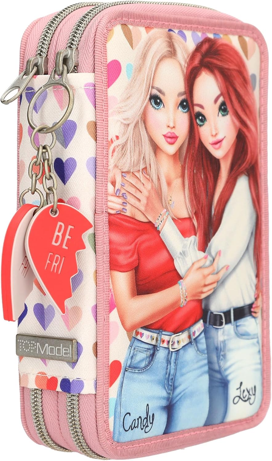 Topmodel - Double Pencil Case Heart To Heart (0413708)