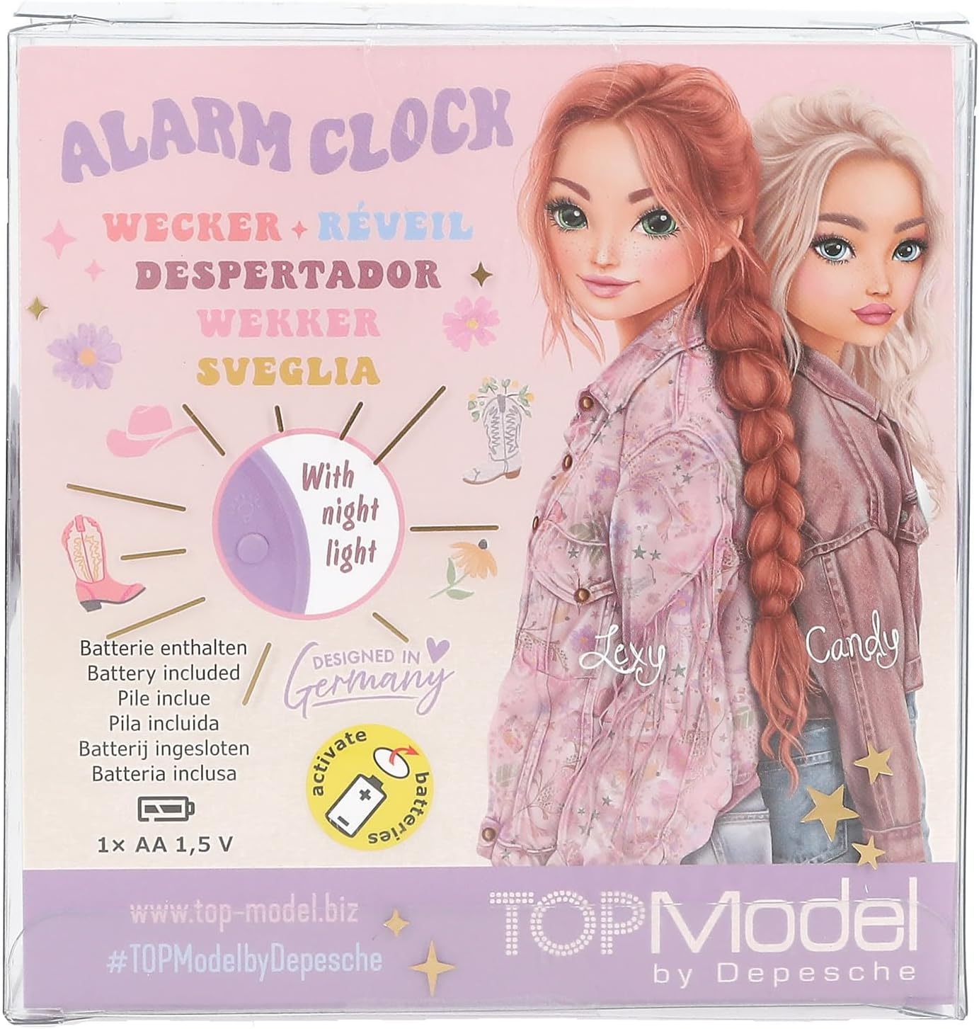 Topmodel - Alarm Clock Cowgirl - Purple