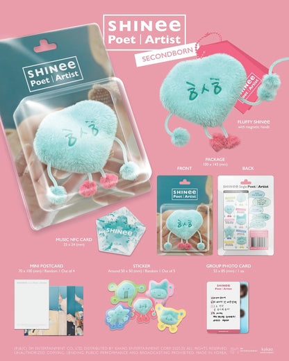 Poet / Artist Second Version incl. Fluffy SHINee, Music NFC Card, Mini-Postcard, Sticker + Group Photocard