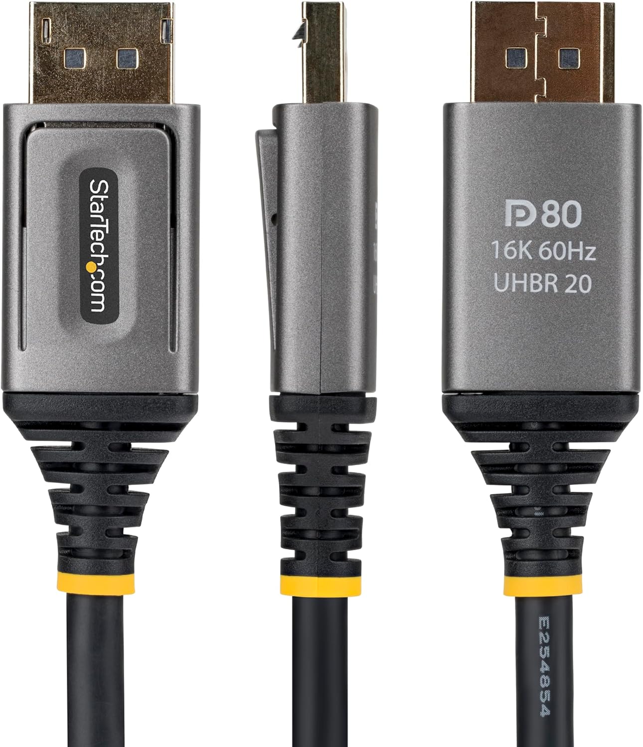 StarTech 1m DisplayPort 2.1 Cable, VESA Certified DP80 DisplayPort Cable, Uncompressed 10K/8K 60Hz, 16K 60Hz/8K 240Hz w/DSC 1.2a, DP 2.1 Monitor Cord