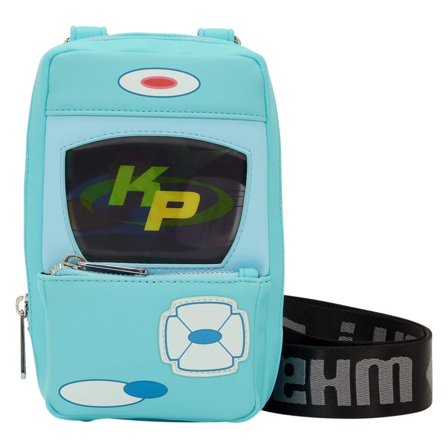 Loungefly Disney: Kim Possible - Wade Load - Borsa a tracolla Kimmunicator Sling - Ideale per bambini e adulti - Borse da collezione