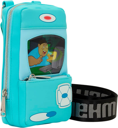 Loungefly Disney: Kim Possible - Wade Load - Borsa a tracolla Kimmunicator Sling - Ideale per bambini e adulti - Borse da collezione
