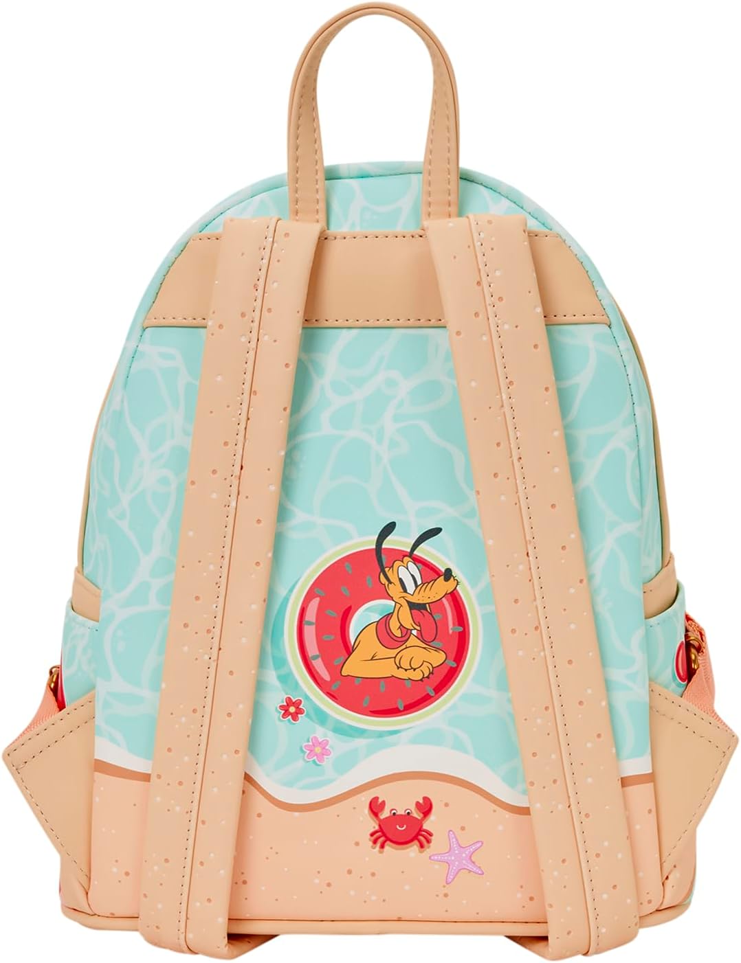 Loungefly Disney: Mickey e Minnie - Spallacci Regolabili - Beach Fun Mini Zaino - Grande per Bambini e Adulti - Borse da Collezione