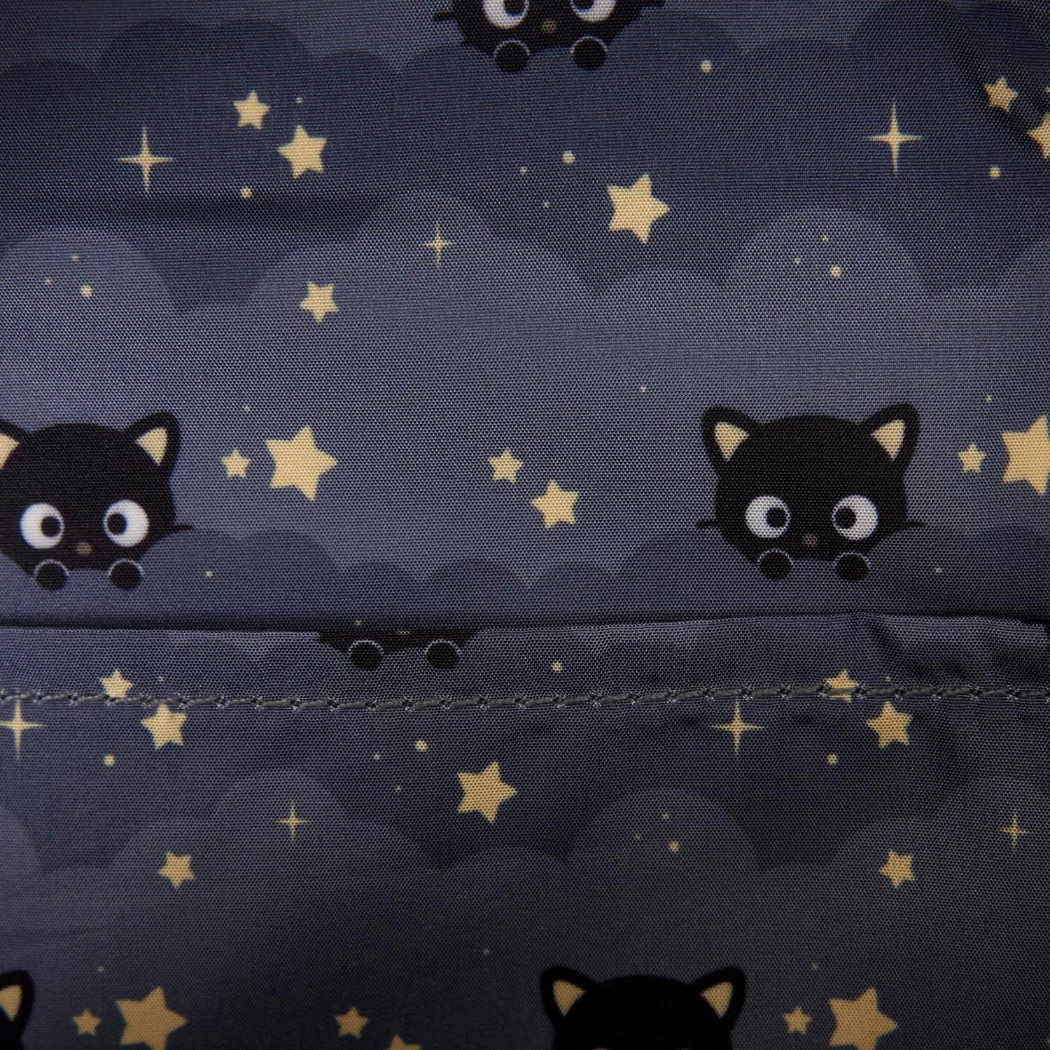 Loungefly Sanrio Chococat - Mini Zaino con Stelle Ricamate Dorate - Ecopelle - Grande per Bambini e Adulti - Borse da Collezione