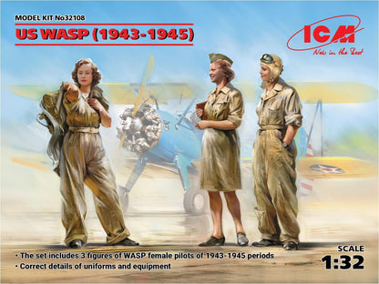 ICM ICM32108 1:32-US WASP 1943-1945 (3 Figuren)
