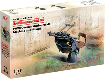 ICM 1:35 - Zwillingssockel 36 WWII Tedesco AA MG Mount