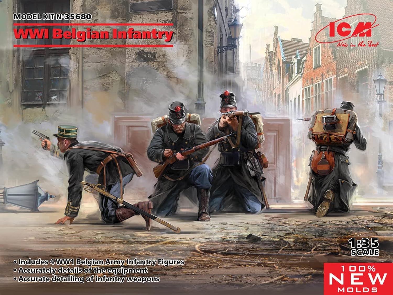 ICM 1:35 - Fanteria belga della prima guerra mondiale