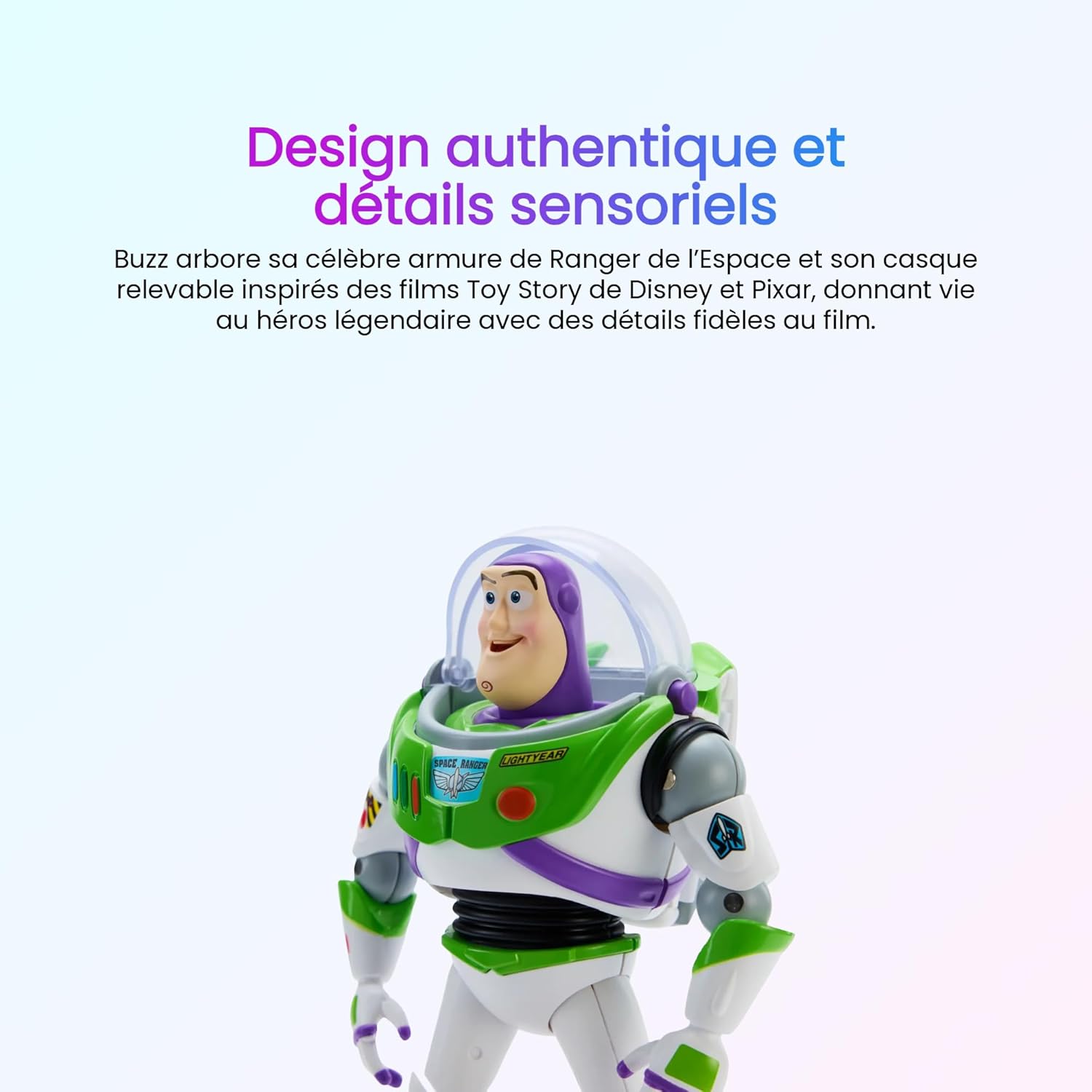 Disney Pixar Toy Story Interactive Robot Kit - Buzz Lightyear *French Version* 17 Cm