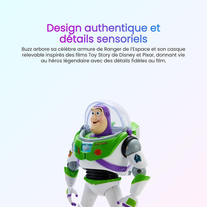 Disney Pixar Toy Story Interactive Robot Kit - Buzz Lightyear *French Version* 17 Cm