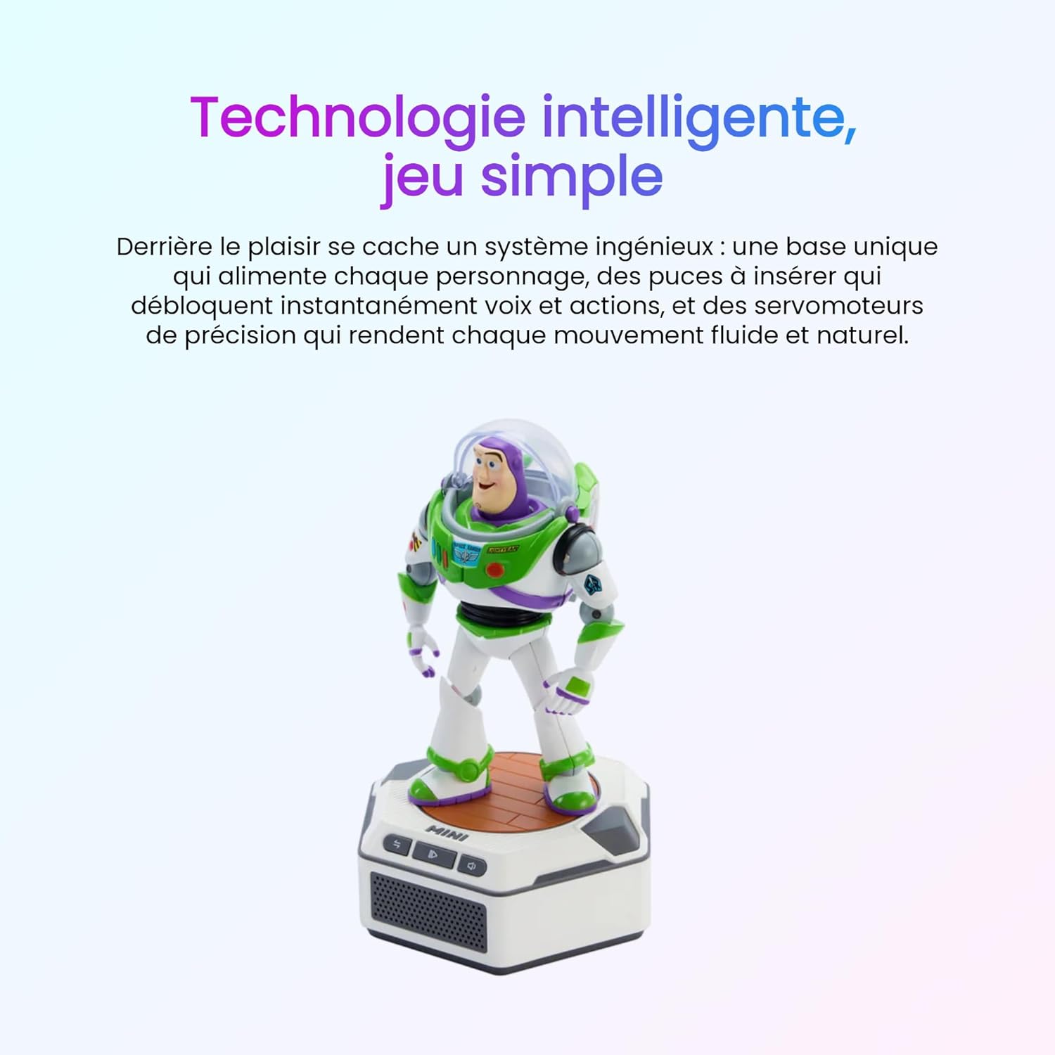 Disney Pixar Toy Story Interactive Robot Kit - Buzz Lightyear *French Version* 17 Cm