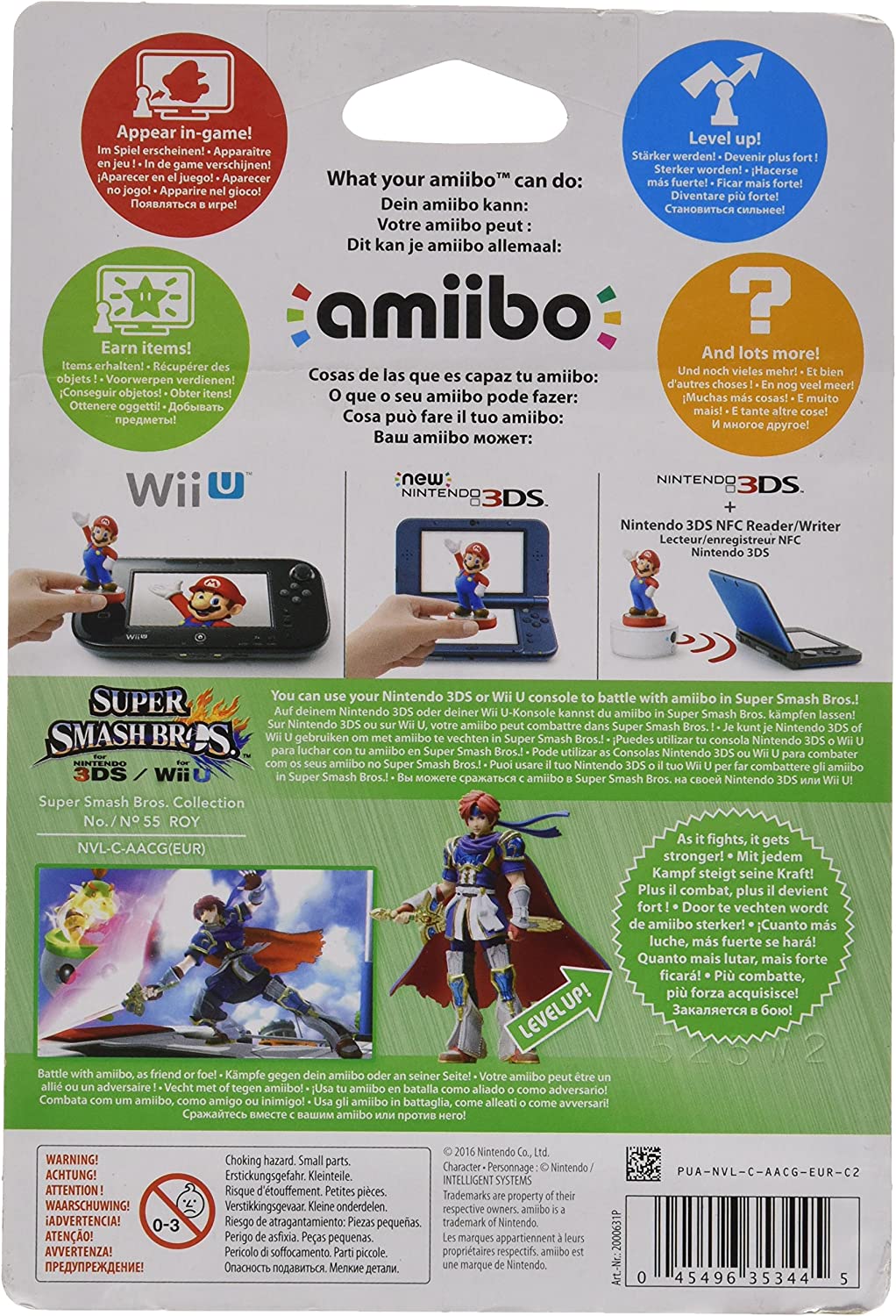 Nintendo Wii U: Amiibo Roy Figurina