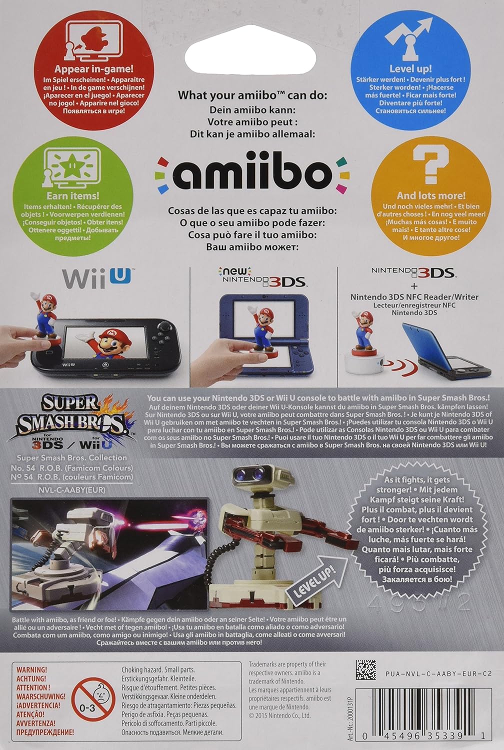 Nintendo 190752 Amiibo Super Smash Bros Collection - Robot Figuren (Nintendo 3Ds