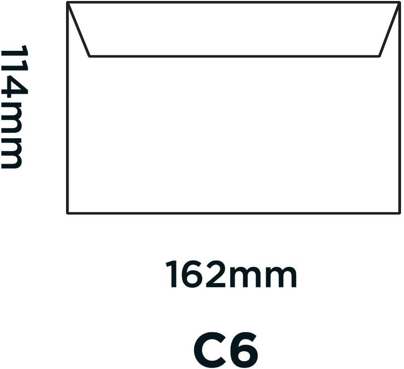 Blake Business C6 114 x 162 mm 120 gsm Peel & Seal Wallet Envelopes (91155) Diamond White Laid